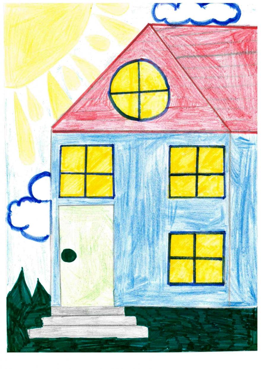 Дом рисунок для детей