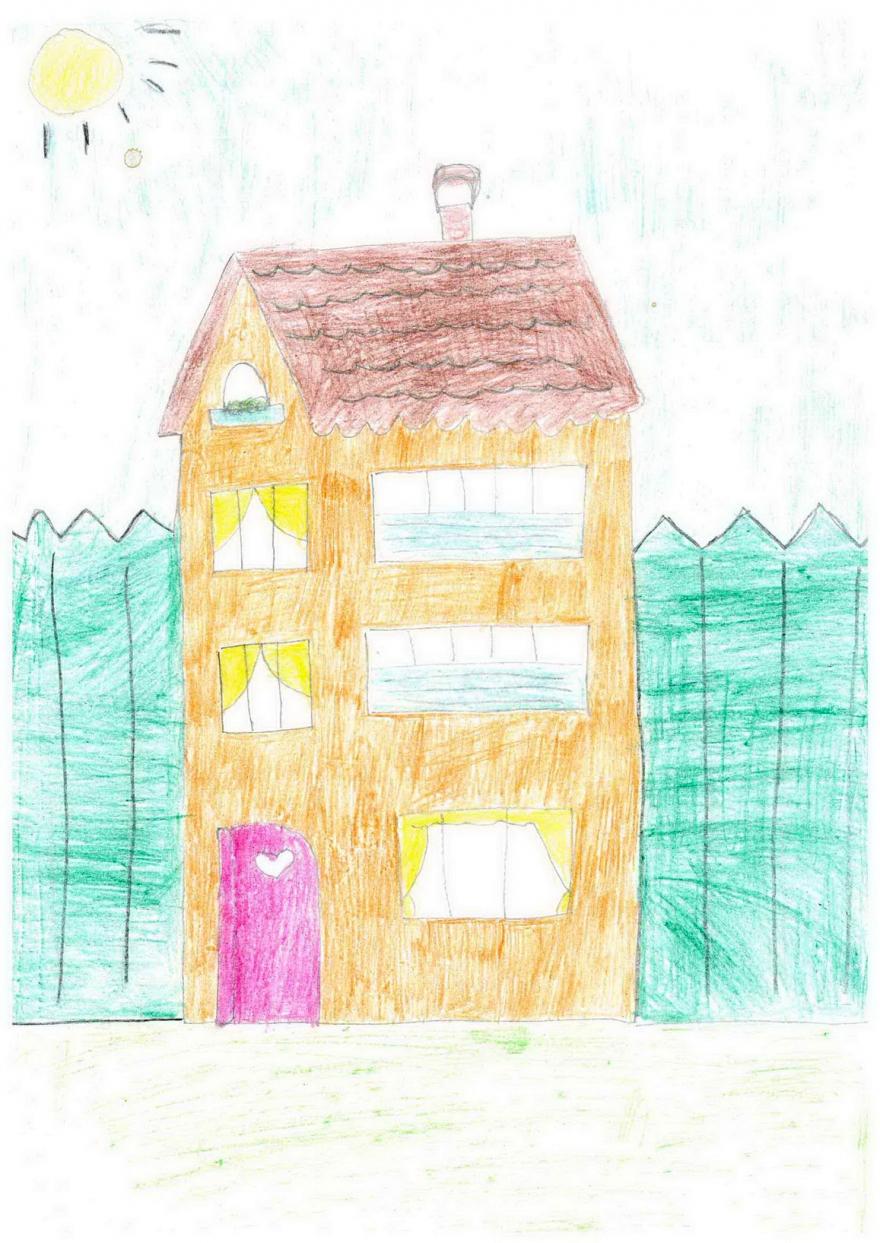 Детские рисунки домиков